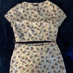 ZARA, TOP and SKIRT SET, NWOT